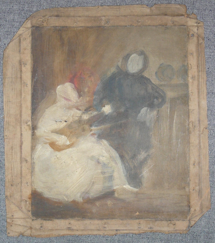 Lute Player and friend 1164